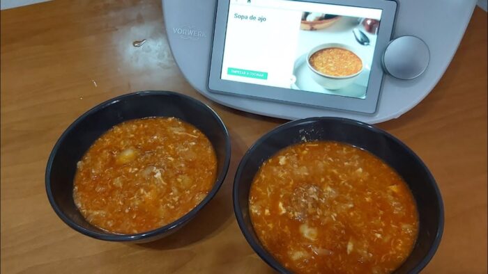 Sopa de ajo con THERMOMIX