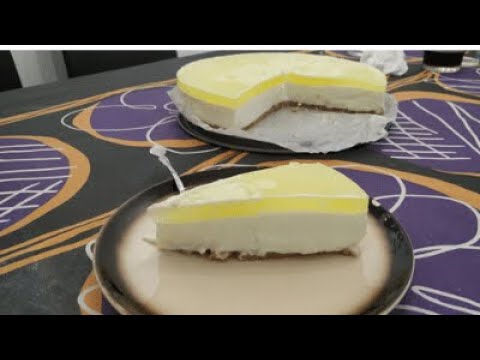TARTA DE YOGURT DE LIMON SIN HORNO MUY FACIL CON THERMOMIX/COCINA PAQUITA SALAS