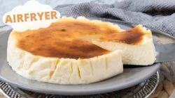 TARTA de QUESO en FREIDORA DE AIRE ¡¡La haces en pocos minutos!!