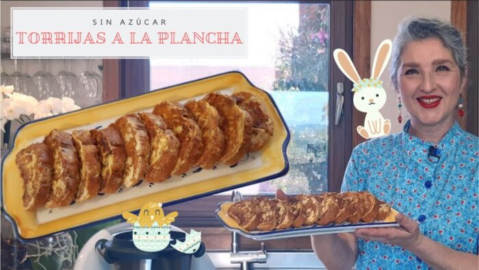 🥖 TORRIJAS A LA PLANCHA Y SIN AZÚCAR 🥖 con Thermomix®