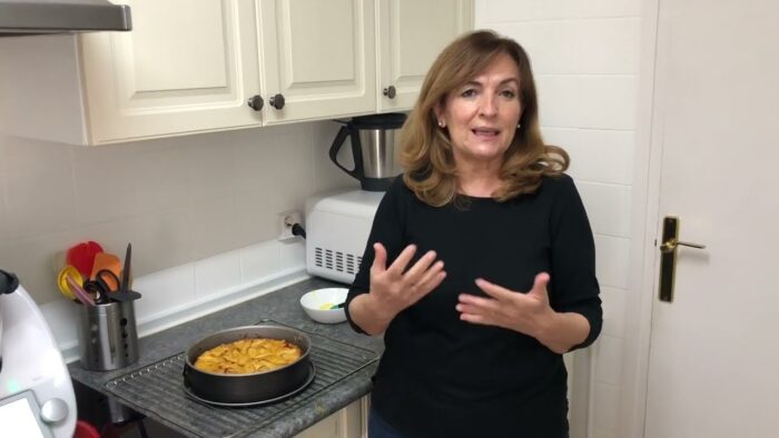 Tarta de manzana rápida a mí manera con Thermomix/ Justa Molina #JustaMolina