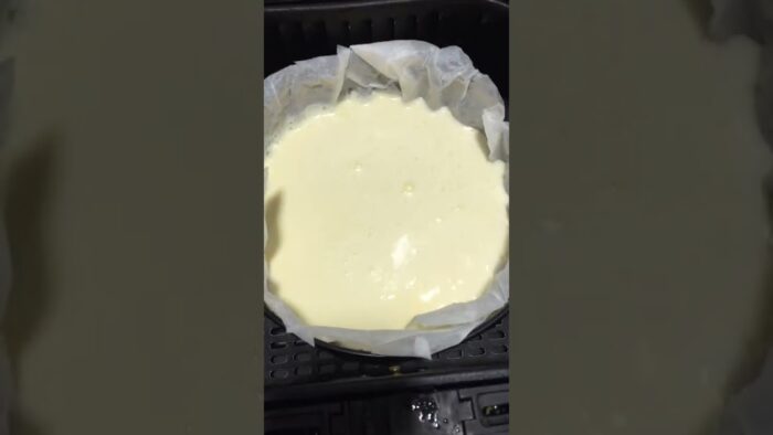 Tarta de queso 🥧🧀 estilo la viña SIN GLUTEN, [ Freidora de aire ] ✅