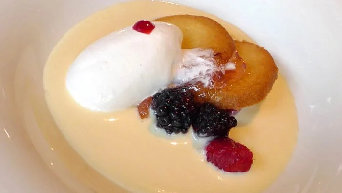 Crema casera de champán