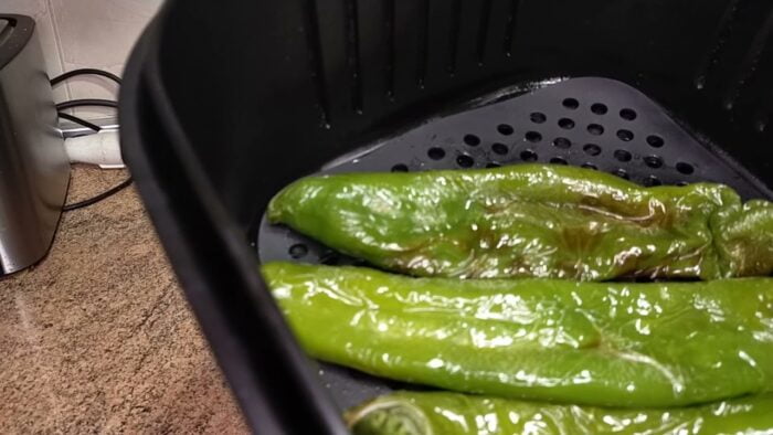 pimientos verdes en freidora de aire#airflayer#greenpeppers#vegetablesairflayer#verduras#cocinalento