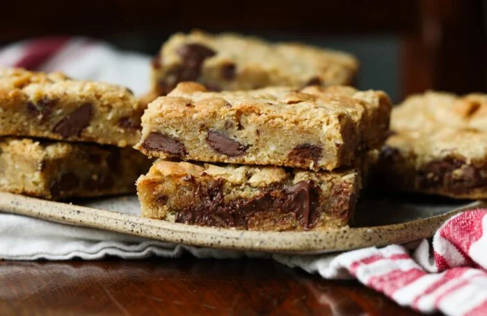 La MEJOR Receta de Blondie |  Galletas y Copas