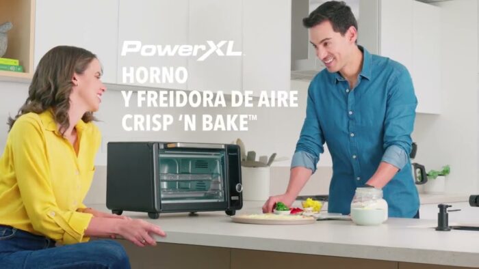 Horno eléctrico freidora de aire PowerXL™ digital 8 funciones airfryer hornea asa y más, TOD3415B-LA