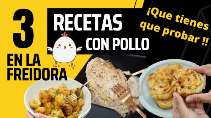🍗 🐥 3 Recetas con Pollo en Airfryer que NO TE PUEDES PERDER!!! 🍗 – RECETAS con COSORI
