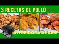 3 Recetas de pollo en Freidora de Aire