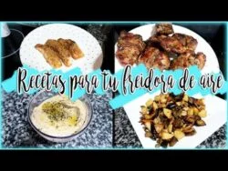 4 NUEVAS RECETAS PARA TU DÍA A DÍA CON FREIDORA DE AIRE| RECETAS EN COSORI 5,5L WIFI