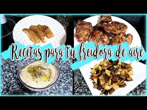 4 NUEVAS RECETAS PARA TU DÍA A DÍA CON FREIDORA DE AIRE| RECETAS EN COSORI 5,5L WIFI