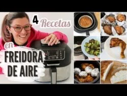 4 Recetas FREIDORA DE AIRE Fáciles *SMOKELESS GRILL MASTERPRO* AIR FRYER