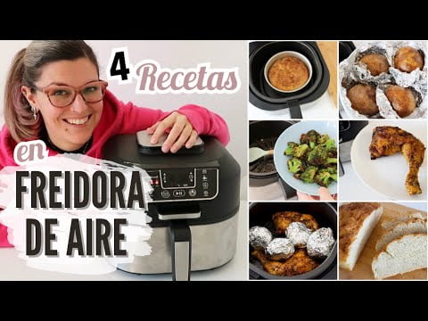 4 Recetas FREIDORA DE AIRE Fáciles *SMOKELESS GRILL MASTERPRO* AIR FRYER