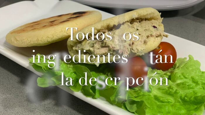 AREPA de POLLO y AGUACATE REINA PEPIADA con THERMOMIX🫓