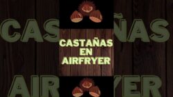 CASTAÑAS ASADAS en FREIDORA de AIRE #shorts #airfryer #freidoradeaire #castañasenairfryer