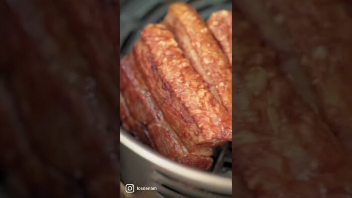 CHICHARRÓN PERFECTO EN AIR FRYER 🥓 #shorts
