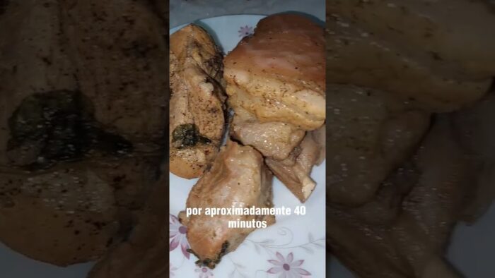 CHICHARRONES EN FREIDORA DE AIRE 🔥 |SIN UNA GOTA DE ACEITE🤤 #comidaperuana #receta #comidasaludable