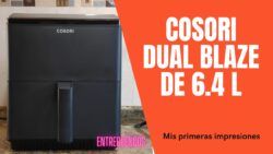 ✅ COSORI DUAL BLAZE . Opinión Freidora de aire cosori de 6.4 L .➡ FREIDORA DE AIRE DOBLE RESISTENCIA