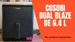 ✅ COSORI DUAL BLAZE . Opinión Freidora de aire cosori de 6.4 L .➡ FREIDORA DE AIRE DOBLE RESISTENCIA