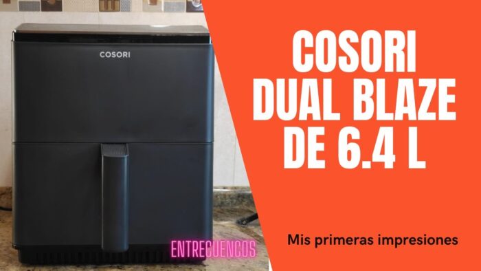 ✅ COSORI DUAL BLAZE . Opinión Freidora de aire cosori de 6.4 L .➡ FREIDORA DE AIRE DOBLE RESISTENCIA