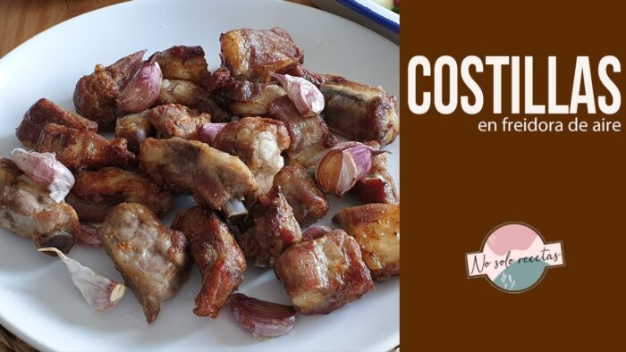 COSTILLAS EN FREIDORA DE AIRE O AIRFRYER #short