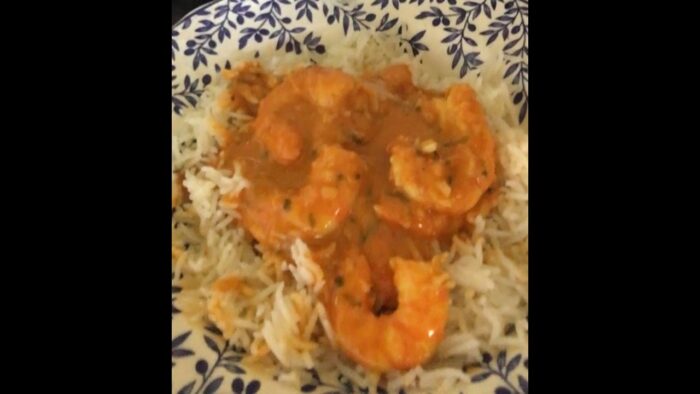 CURRY DE LANGOSTINOS CON ARROZ BASMATI #recetas  #thermomix