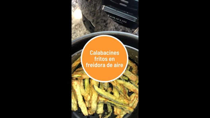 Calabacines fritos en freidora de aire – RECETA AIRFRYER #shorts