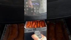 Chorizo en la freidora de aire de seis a doce minutos lo tenéis hecho ✅ eso a vuestro gusto