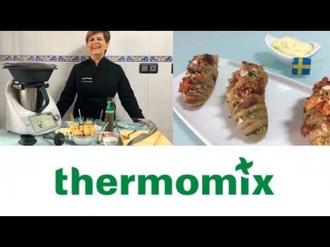 Cocina con Thermomix Patatas Hasselback