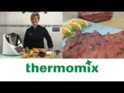 Cocina con Thermomix un Salmón marinado con remolacha