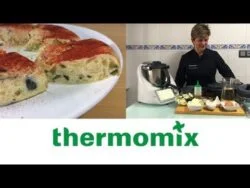 Cocina con Thermomix una Tortilla de Calabacín cuajada en el Varoma