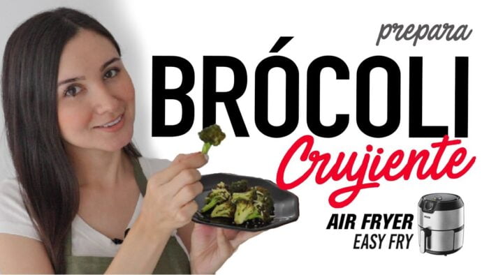 Cómo hacer BRÓCOLI ASADO CRUJIENTE en la #AirFryer | Vegetales en la FREIDORA DE AIRE | Do it! Laura