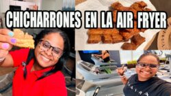 Cómo hacer CHICHARRONES en la AIR FRYER 🐷 Receta rápida en la freidora de aire + MI VERDAD