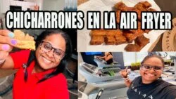 Cómo hacer CHICHARRONES en la AIR FRYER 🐷 Receta rápida en la freidora de aire + MI VERDAD