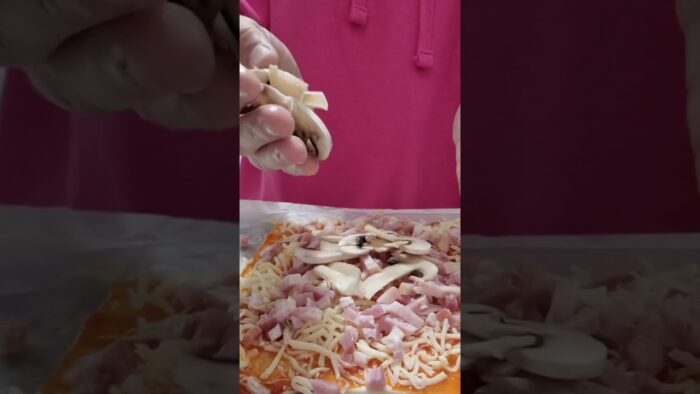 Como hacer PIZZA RAPIDA en freidora de aire con HUEVO