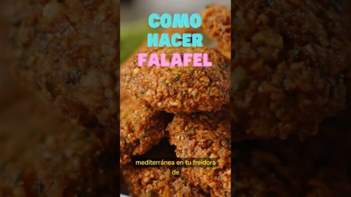 Como hacer falafel en la freidora de aire