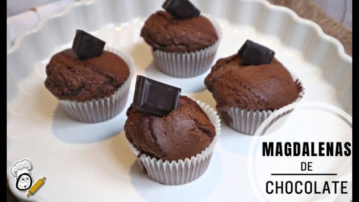 Cómo preparar magdalenas de chocolate caseras con la Freidora de Aire #shorts #shortrecipe