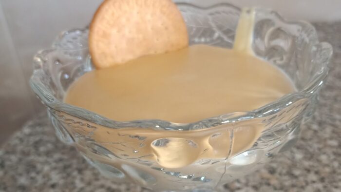 Crema de galletas y caramelo, fácil y rico con Thermomix