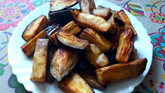Deliciosa berenjena frita en freidora de aire❗