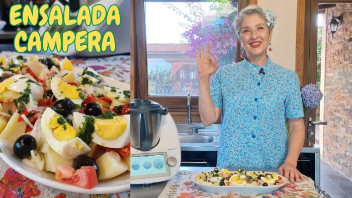 🥗 ENSALADA CAMPERA DE 🥔🥚 Y MÁS 🥗🍎 RECETA SANA Y FRESQUITA con Thermomix® 🔝 #TM6 #TM5 #TM31