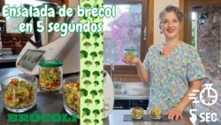🥦 ENSALADA DE BRÉCOL | BRÓCOLI EN 5 SEGUNDOS 🍎 RECETA SANA con Thermomix® #TM6 #TM5 #TM31