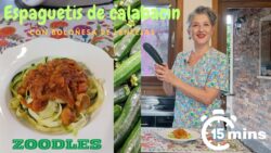 🍝🥒 ESPAGUETIS DE CALABACIN | BOLOÑESA DE LENTEJAS 🥒🍝 EN 15 MINUTOS con Thermomix® y Varoma® 🔝  ❤️