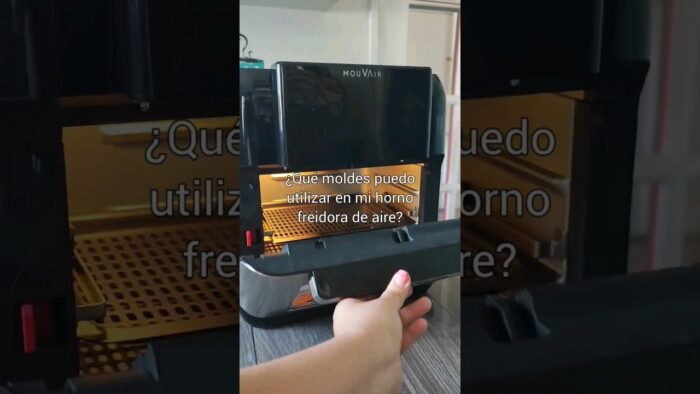 El horno freidora de aire Mouvair Crisp es molde friendly 💙 pero ¿qué moldes funcionan con él? 😱
