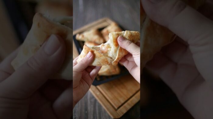 Empanadas fáciles de camarón y queso en freidora de aire 🙌🏻 sin aceite 🤩