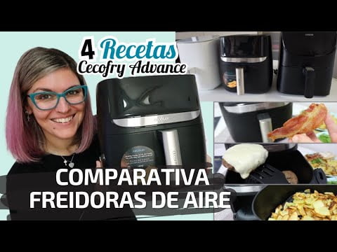 FREIDORA AIRE CECOTEC Opinión *FREIDORA Sin Aceite CECOFRY Advance 5000 Recetas* COMPARATIVA COSORI