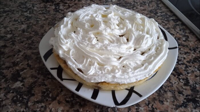 Flan de TURRÓN con freidora de aire .