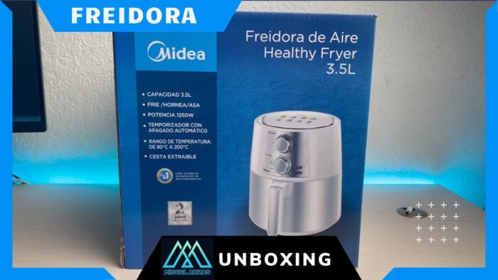 Freidora de AIRE MIDEA Healthy Fryer [MF-TN35A2] 3,5 LTS de poder!!!