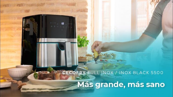 Freidora de aire Cecofry Full InoxBlack 5500