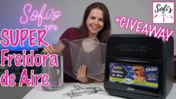 GIVEAWAY Freidora de aire OSTER negra 10 litros modelo CKSTAFOV CKSTAFOV3 unboxing, reseña 😃