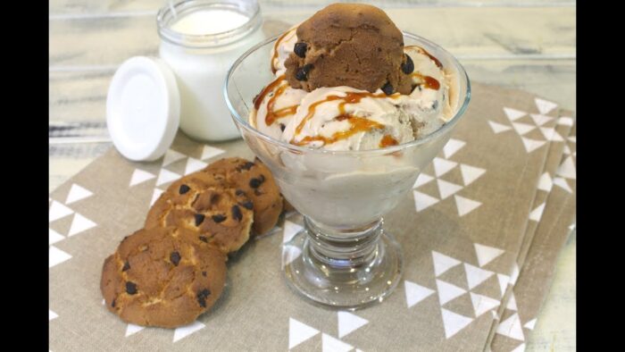 Helado de yogur y galleta con Thermomix | Receta paso a paso