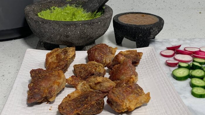 Hice chicharrones en la freidora de aire !